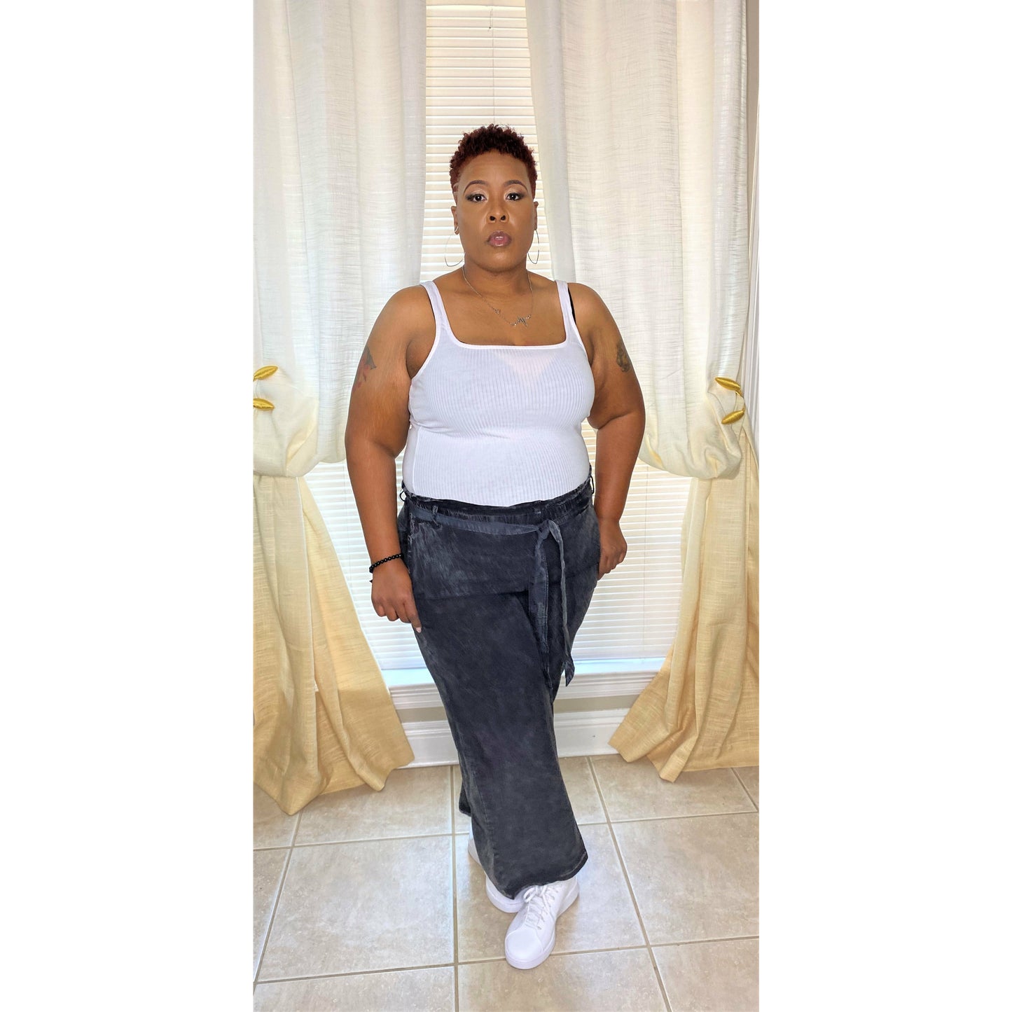 Paper Bag Trousers by hiquality-fashion-boutique