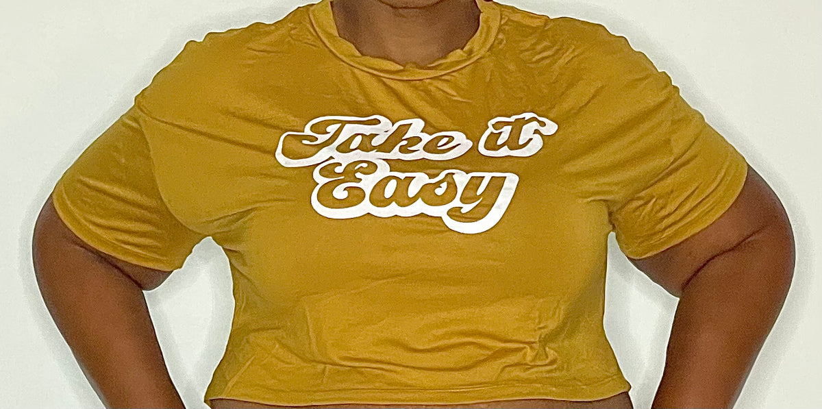 Take It Easy Crop Top by hi quality fashion boutique