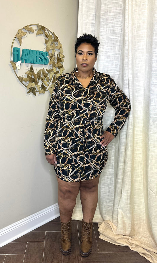 Chain Reaction Dress by hi quality fashion boutique