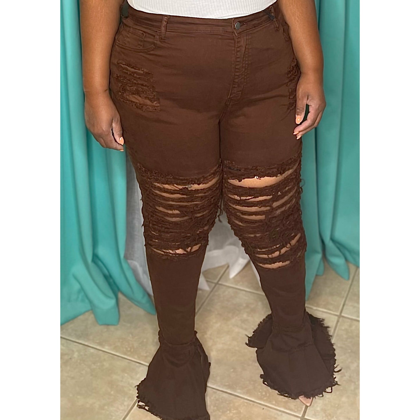 Curvy Flare bottoms by hi quality fashion boutique